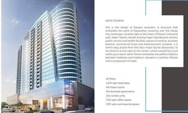 Aeon Towers RFO Condo in Davao City