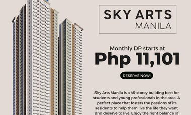STUDIT UNIT FOR SALE in Sky Arts Manila – Malate, Manila