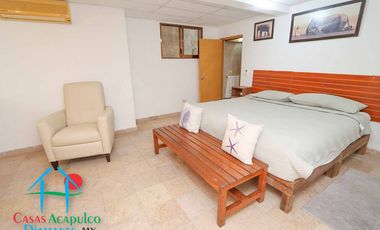 Casa en renta vacacional para 16 personas con alberca, vista al mar
