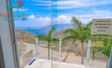 Casa en renta vacacional para 16 personas con alberca, vista al mar
