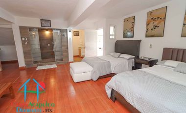 Casa en renta vacacional para 16 personas con alberca, vista al mar