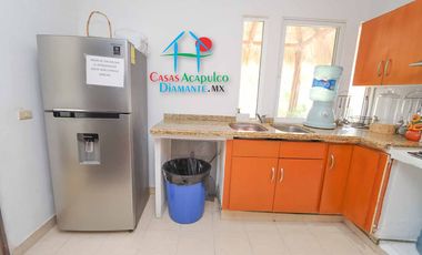 Casa en renta vacacional para 16 personas con alberca, vista al mar