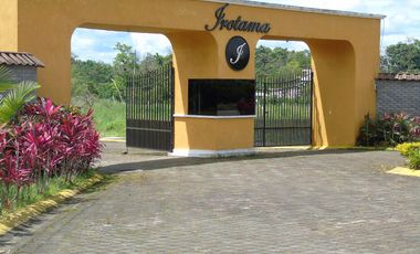 Vendo lote de terreno de 1.000 m² en IROTAMA, avenida Chone, kilómetro 8 1/2