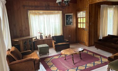 Casa 7 dorm, sitio con jardín y terraza, Pingueral. Tome