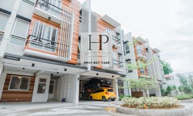 Elegant RFO 3 Bedroom, 4 Toilet & Bath with 2-4 car Garage 3-Storey Townhouse For Sale in Congressional Avenue Tandang Sora