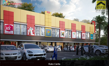 Shophouses in Pangandaran near public facilities can see the sunset and sunrise in this one location