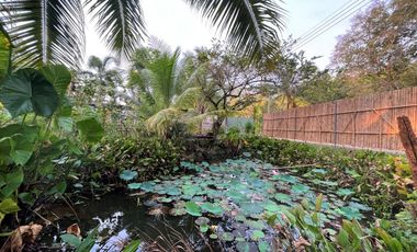 Unique Thai style, Beach front 2-bedroom house with island view for rent in Khaothong, Krabi