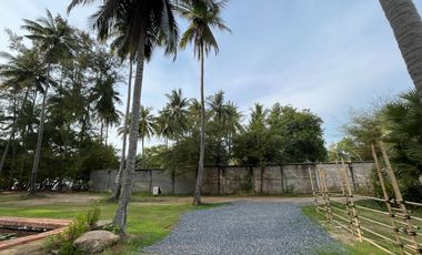 Unique Thai style, Beach front 2-bedroom house with island view for rent in Khaothong, Krabi