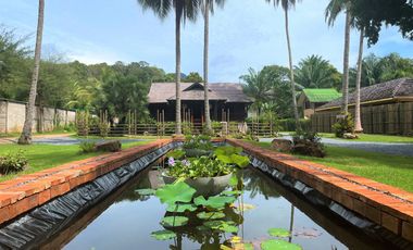 Unique Thai style, Beach front 2-bedroom house with island view for rent in Khaothong, Krabi