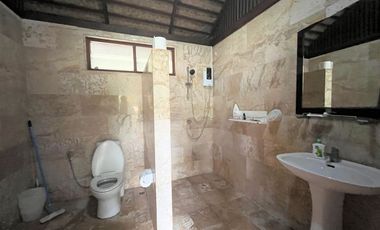 Unique Thai style, Beach front 2-bedroom house with island view for rent in Khaothong, Krabi