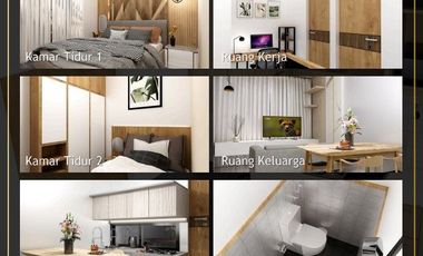 RUMAH MEWAH 2 LANTAI DI LAMONGAN DP 50- 100 JT PERUM CHRYSANT LUX LAND