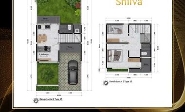RUMAH MEWAH 2 LANTAI DI LAMONGAN DP 50- 100 JT PERUM CHRYSANT LUX LAND