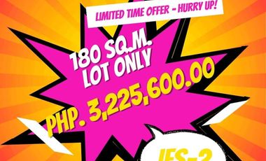Promo Sale 180sqm Lot only with a Limited Time Offer in Ilumina Estates Phase 2 Communal Davao City