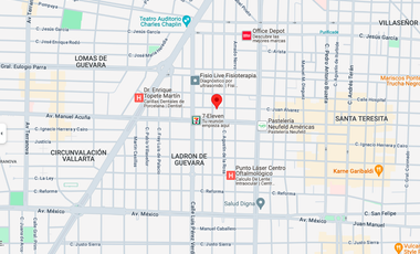 CASA en  Renta   habitacional Ladrón de Guevara  Guadalajar