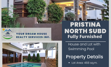 A Very Elegant Modern Fully Furnished House and Lot with Pool for  Sale in Pristina North Subd.