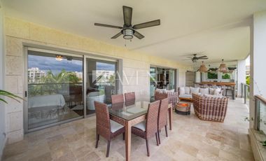 Departamento amueblado en renta, La Amada Residencial, Cancún Quintana Roo.