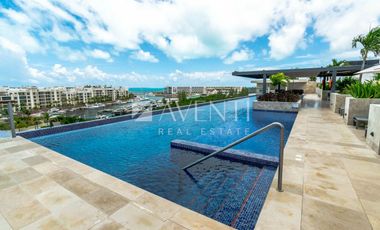 Departamento amueblado en renta, La Amada Residencial, Cancún Quintana Roo.