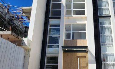 Move-in Ready Three Storey Modern Tropical Inspired Townhouse in M Residences Capitol Hills, Quezon City Status: Ready for Occupancy