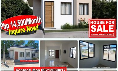 Bacolod 2 BR Pre Selling House For Sale in Mansilingan Bacolod City
