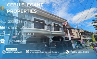 5-Bedroom House for Sale in Cebu City with 3 Car Carport
