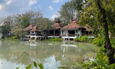 Lakefront 3 Bedroom Lanna Style House in Lamphun