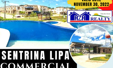 Sentrina Lipa Batangas 63sqm. Commercial Lot For Sale