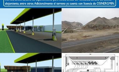 SE VENDE O ALQUILA TERRENO CON PROYECTO PARA GRIFO EN CERRO AZUL