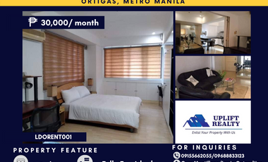 Fully Furnished One Bedroom for Rent in Parc Royale in Ortigas
