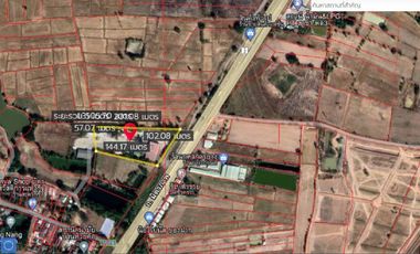 86068 - ขายด่วนที่ดินพร้อมบ้านพักคนงาน 9 ไร่ 2 งาน 4 ตารางวา
