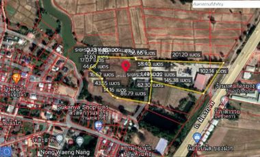 86068 - ขายด่วนที่ดินพร้อมบ้านพักคนงาน 9 ไร่ 2 งาน 4 ตารางวา