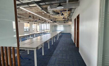Fully Furnished & Fitted Office Space for Rent Lease Quezon City 650 sqm