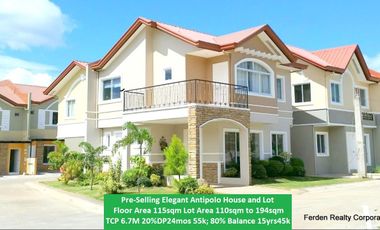 Pre-Selling 4 Bedroom House and Lot for Sale in Antipolo City