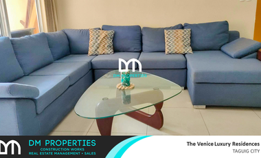For Lease or For Sale: 3-Bedroom Unit at Venice Luxury Residences, McKinley Hill, Taguig City