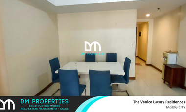 For Lease or For Sale: 3-Bedroom Unit at Venice Luxury Residences, McKinley Hill, Taguig City