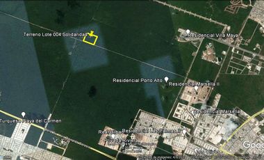 Terreno en venta en Playa del Carmen de 5.2 hectareas