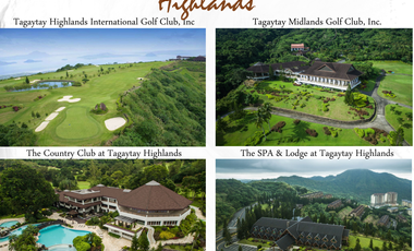 Tagaytay highlands residential property