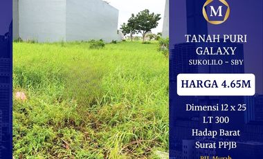 Jual BU Tanah Puri Galaxy Sukolilo Surabaya Timur Murah Strategis dekat Manyar Klampis MERR Kertajaya