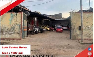 SE VENDE LOTE COMERCIAL EN EL CENTRO DE NEIVA (HUILA-COL)
