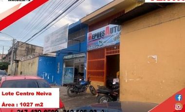 SE VENDE LOTE COMERCIAL EN EL CENTRO DE NEIVA (HUILA-COL)