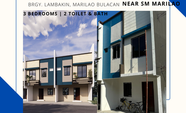 Affordable Townhouse For Sale in Marilao Bulacan near SM Marilao