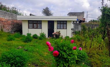 Venta de casa de 75m2 con un terreno de 500m2 en Cutuglahua