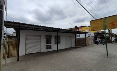 Terreno comercial esquinero de venta en Portoviejo