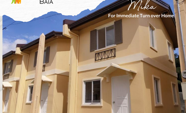 For Immediate Turnover Mika Unit | House and Lot for Sale in Bay Laguna