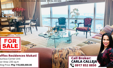 Luxurious 3 Bedroom Condo Raffles Residences Makati