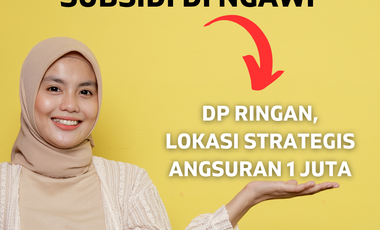 RUMAH SUBSIDI DP 5 JUTA, ANSGURAN 1 JUTA TIAP BULAN  DI JALAN RAYA PARON NGAWI JAWA TIMUR