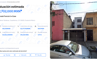 SE VENDE CASA EN SAN SIMON TOLNAHUAC