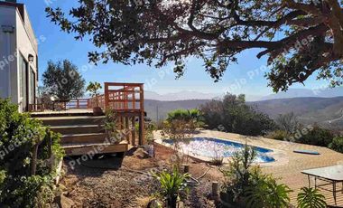 Peñablanca, Cajón de Lebu, linda casa en parcela, 5 dormitorios, 3 baños, piscina