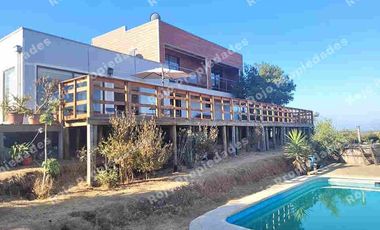 Peñablanca, Cajón de Lebu, linda casa en parcela, 5 dormitorios, 3 baños, piscina
