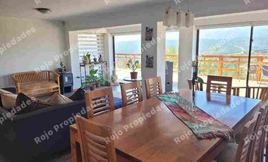 Peñablanca, Cajón de Lebu, linda casa en parcela, 5 dormitorios, 3 baños, piscina