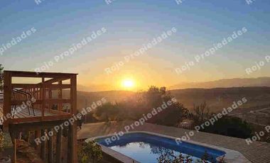 Peñablanca, Cajón de Lebu, linda casa en parcela, 5 dormitorios, 3 baños, piscina